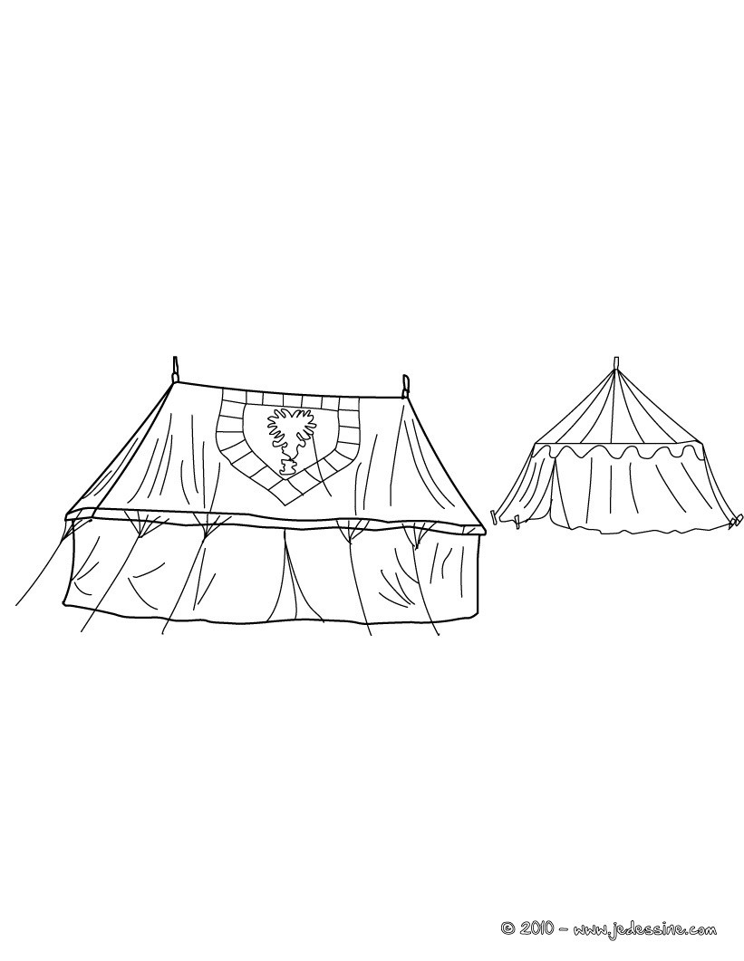 Le camp des chevaliers