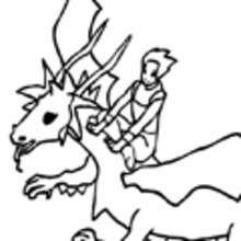 Egalement dans Coloriage CHEVALIERS ET DRAGONS