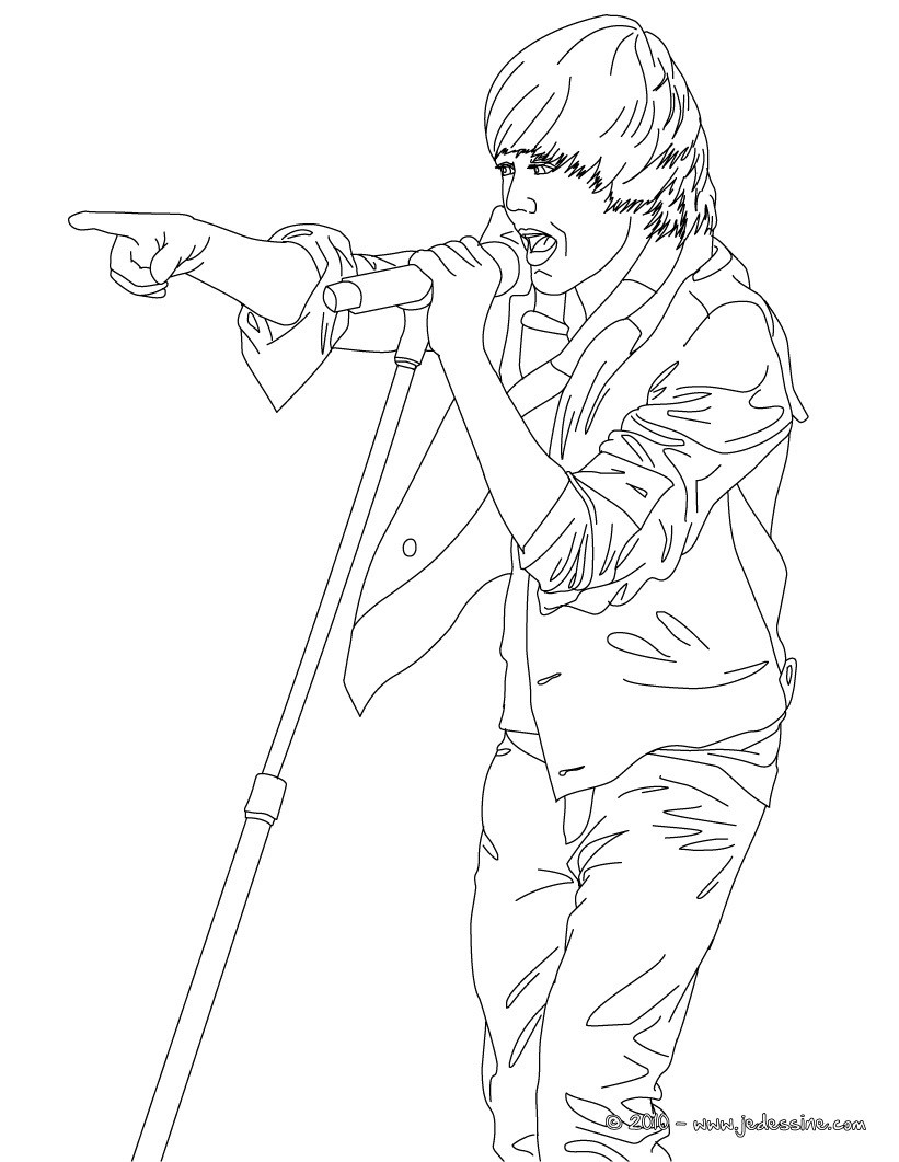 Dessin de JUSTIN BIEBER