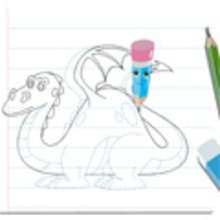 Dessiner un dragon - Dessin - Apprendre à dessiner - Cours animés de dessin