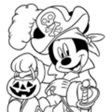 Coloriages Halloween avec Disneyland - Coloriage FETES - Coloriage