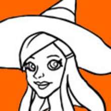 Egalement dans Coloriage SORCIERE HALLOWEEN
