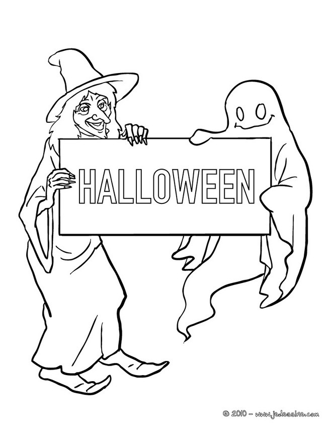 HALLOWWEN à colorier