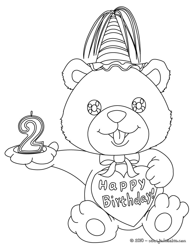 Coloriage D Anniversaire 8 Ans