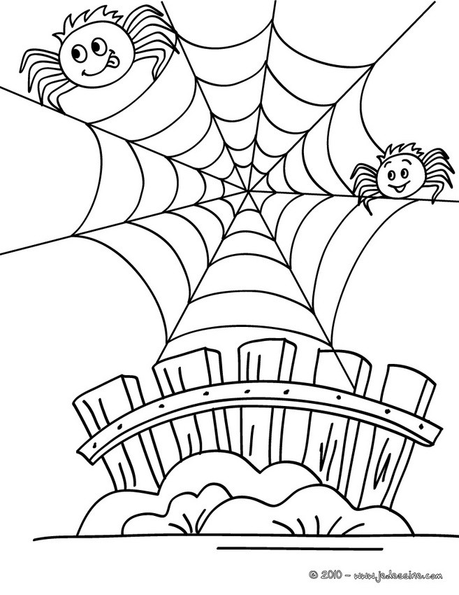 araignees a colorier gratuites