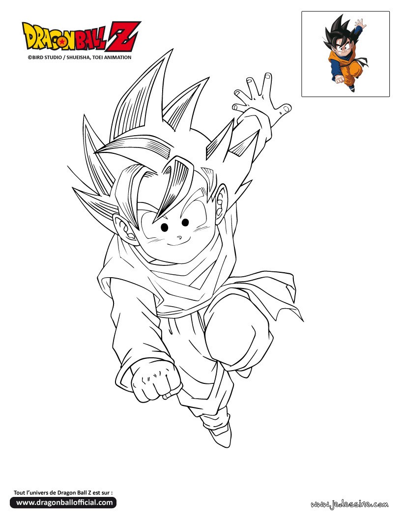 Coloriage A Imprimer Dragon Ball Gt