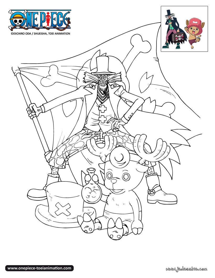 Coloriage CHOPPER et le DOCTEUR HILULUK