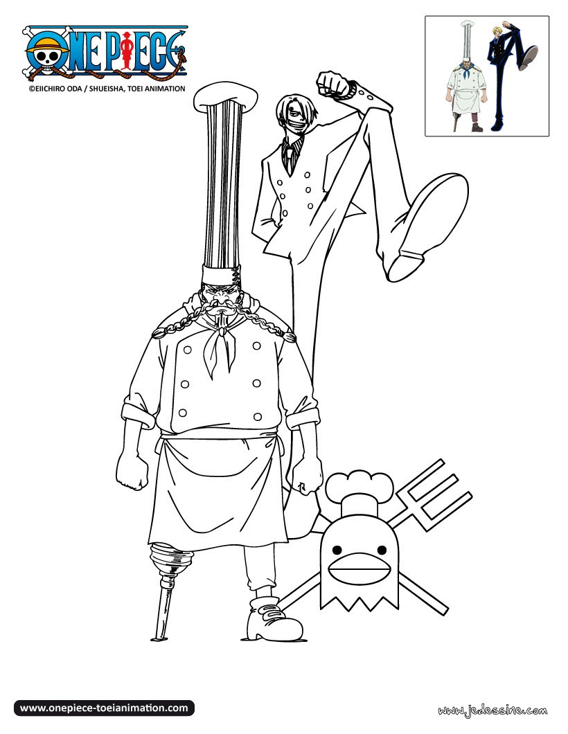 Coloriage One Piece Barbe Blanche