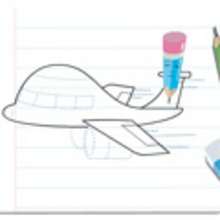 Dessiner un avion - Dessin - Apprendre à dessiner - Cours animés de dessin