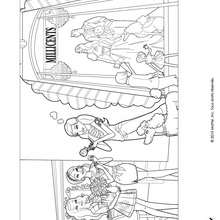 Coloriage de Barbie, Gr�ce et Teresa