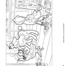 Sequin, Jacques et Lilliana à colorier - Coloriage - Coloriage BARBIE - Coloriage BARBIE ET LA MAGIE DE LA MODE