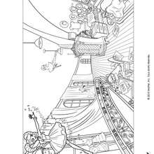 Coloriage des 3 fées de la Mode - Coloriage - Coloriage BARBIE - Coloriage BARBIE ET LA MAGIE DE LA MODE