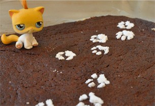 Recette : Gâteau au chocolat des châtons