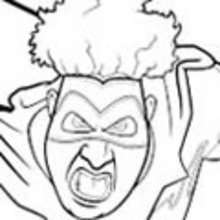 Coloriage de ROXANNE METROMAN et TITAN - Coloriage - Coloriage FILMS POUR ENFANTS - Coloriage MEGAMIND