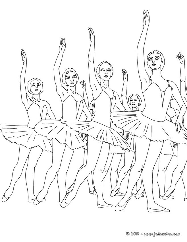 Final gala de danse à colorier