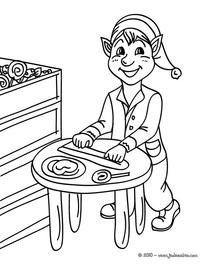 Petit lutin de Noël bricoleur