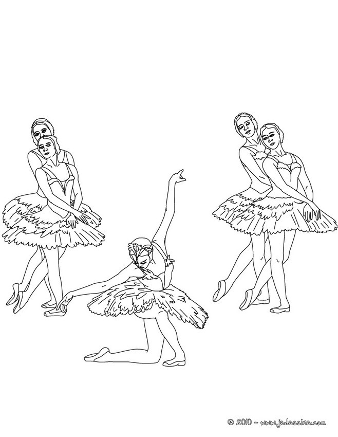 Coloriage final danse