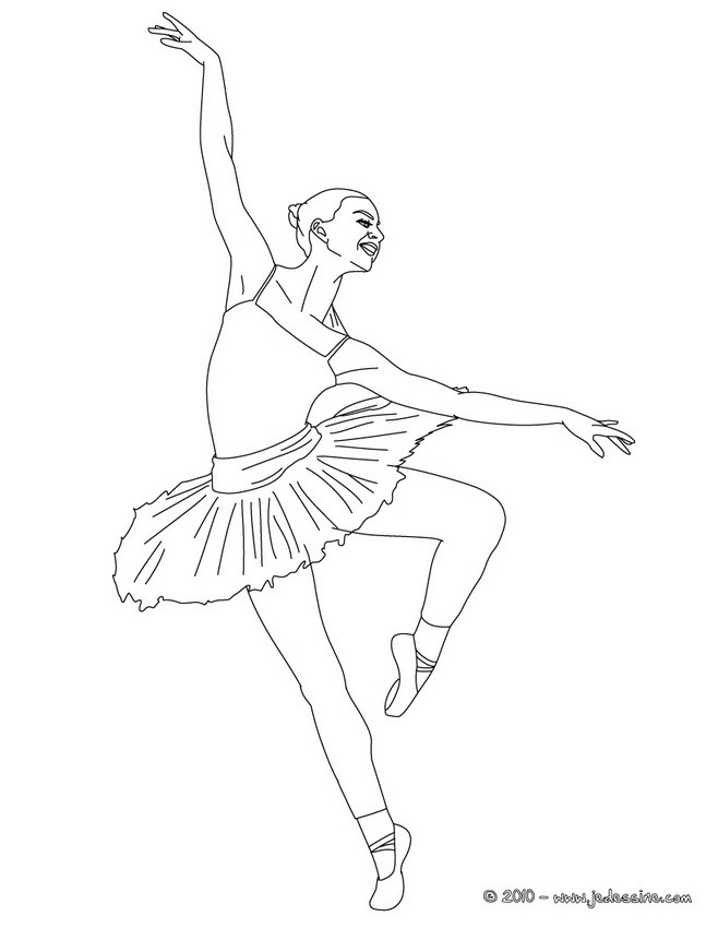 Solo spectacle de danse à colorier