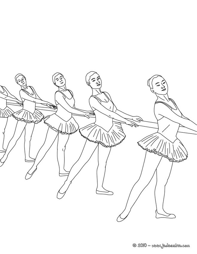 Coloriage A Imprimer Danseuse Classique