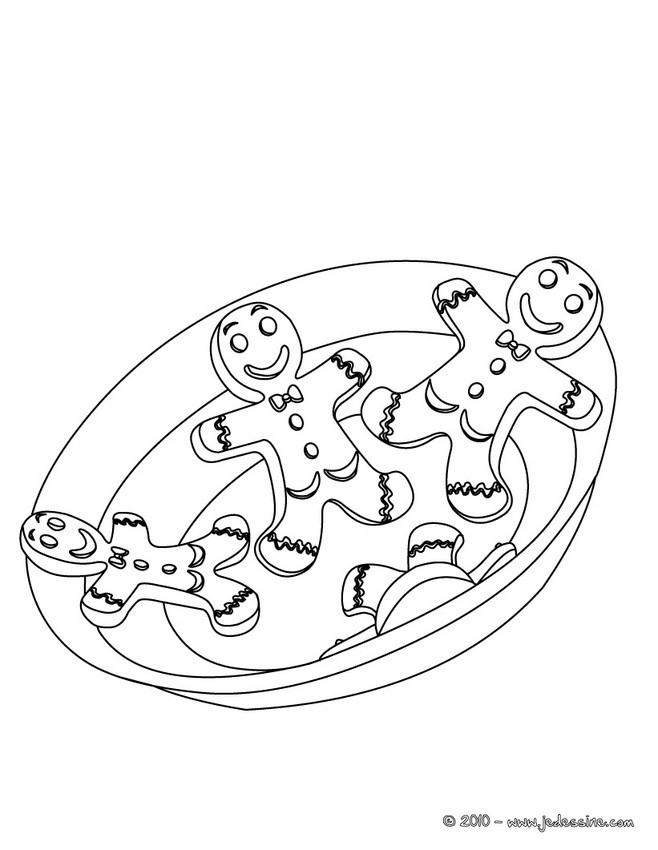 Plateau de Monsieur Biscuit à colorier