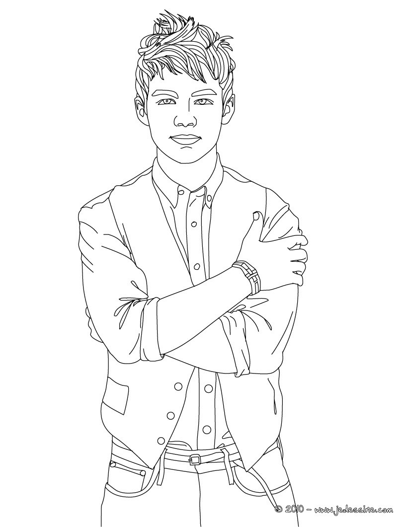 Joe Jonas à Colorier