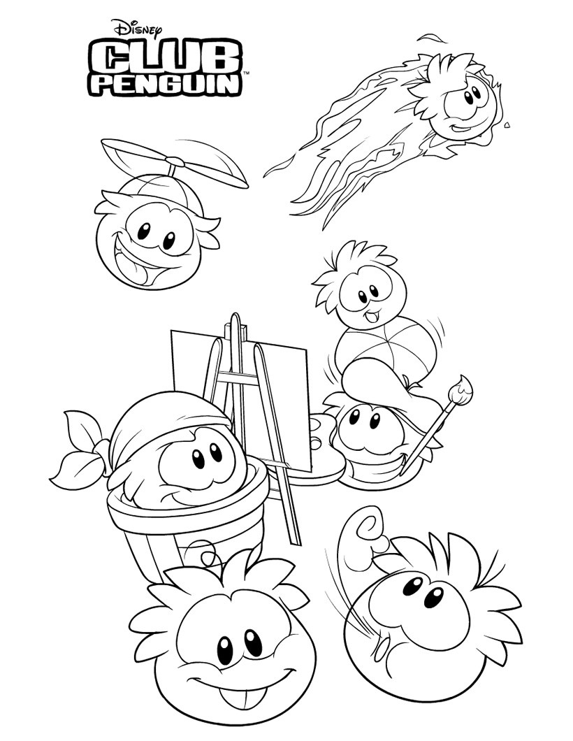 CLUB PENGUIN à imprimer