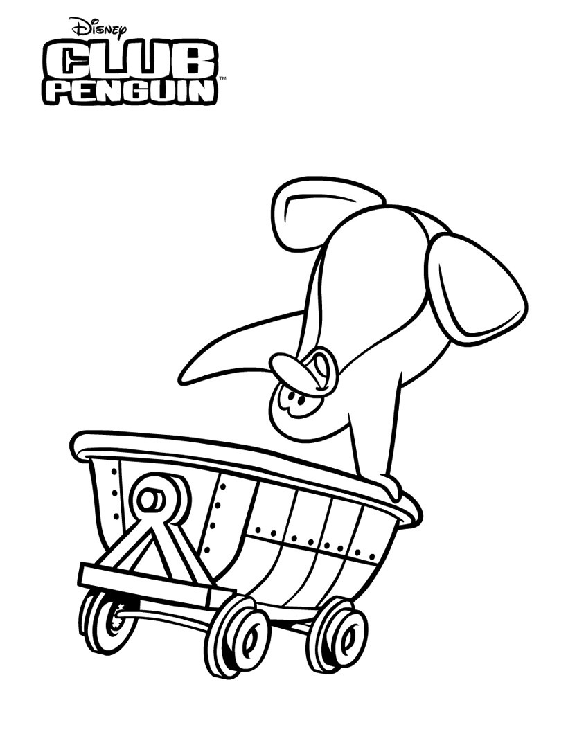 Coloriage CLUB PENGUIN