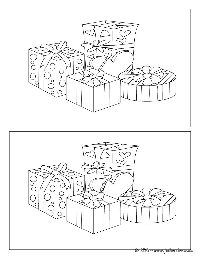 Cadeaux Noël 5 différences