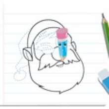 Dessiner le p�re No�l
