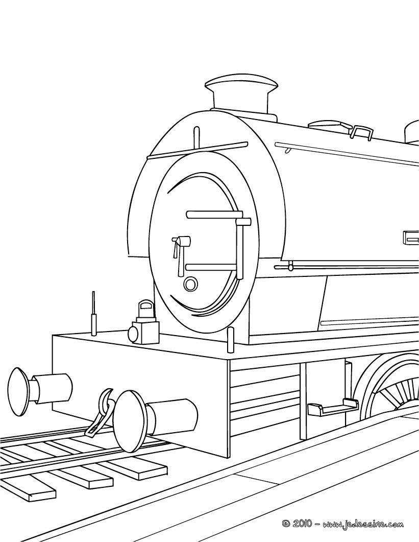 Arrière de train à colorier