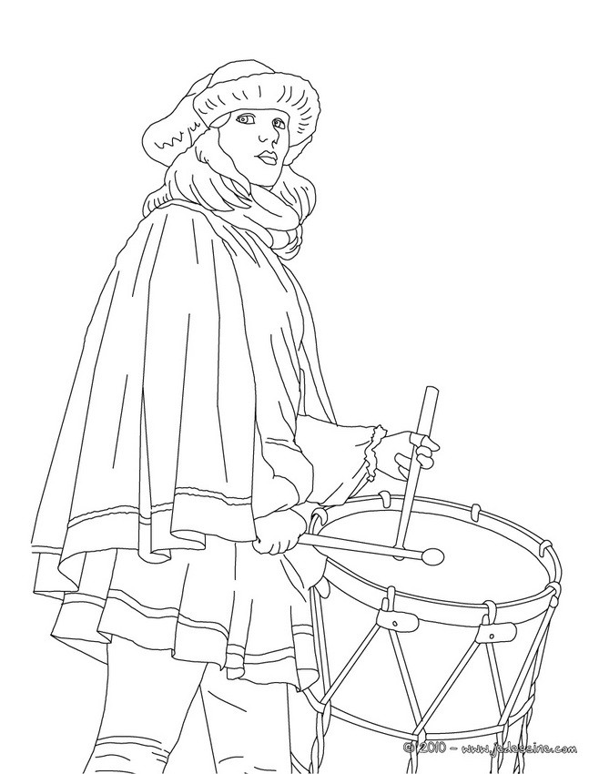 Coloriages kostume tambour venise àColoriages kostume tambour venise à  