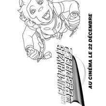 CHIMPANZES de l'ESPACE à imprimer - Coloriage - Coloriage PERSONNAGE FILM - Coloriage LES CHIMPANZES DE L'ESPACE 2
