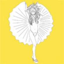Brésilienne plume carnaval Rio à colorier