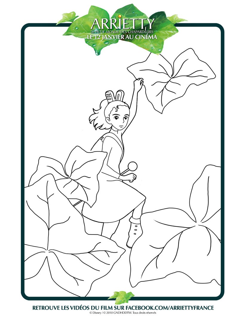 Coloriage Arrietty