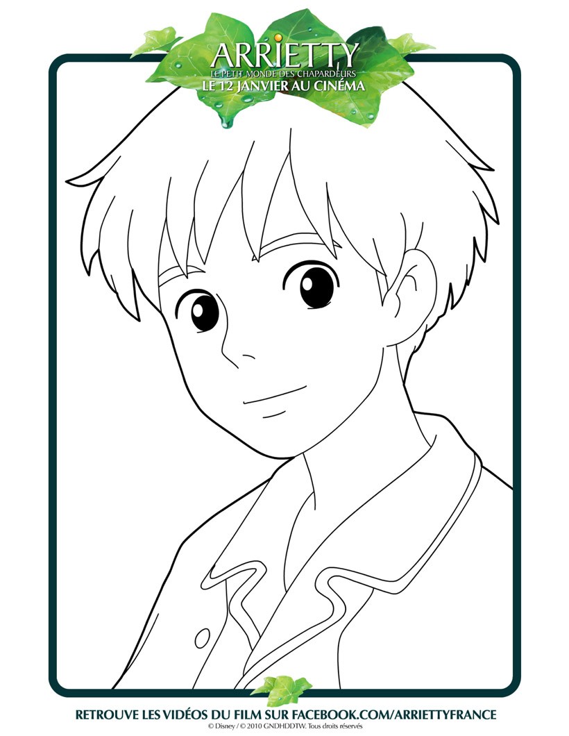 Coloriage Arrietty