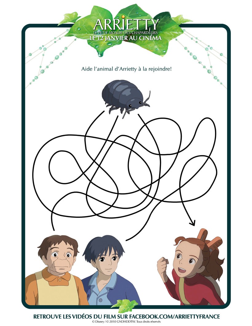 Le labyrinthe Arrietty