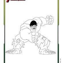 Coloriage HULK - Coloriage - Coloriage DISNEY - Coloriage AVENGERS