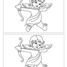 Jeux des 12 différences cupidon