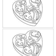 Jeux des 10 diff�rences bo�te coeur