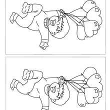 Jeux des 12 différences enfant ballons