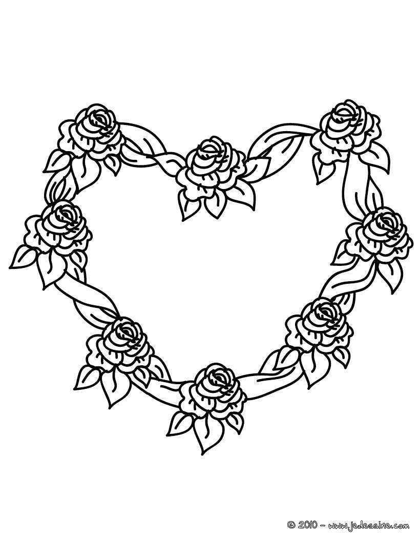 Coloriage Roses A Imprimer