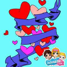 Puzzle Coeurs qui volent - Jeux - Puzzle en ligne - Puzzle Saint Valentin