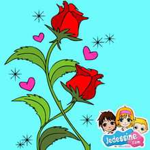 Puzzle les roses rouges