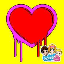 Puzzle Coeurs rouge peinture - Jeux - Puzzle en ligne - Puzzle Saint Valentin