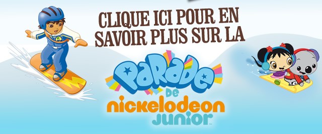 amuse toi avec la parade de nickelodeon junior