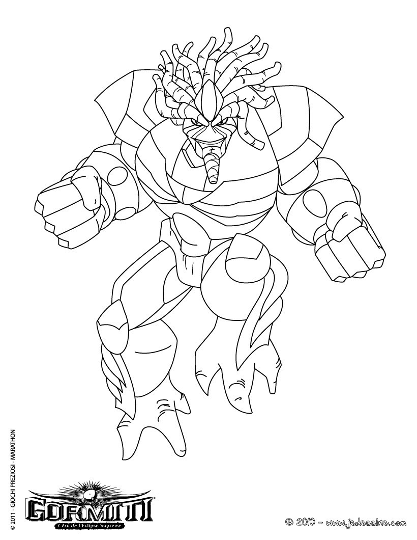 Coloriage Seigneur de la Forêt