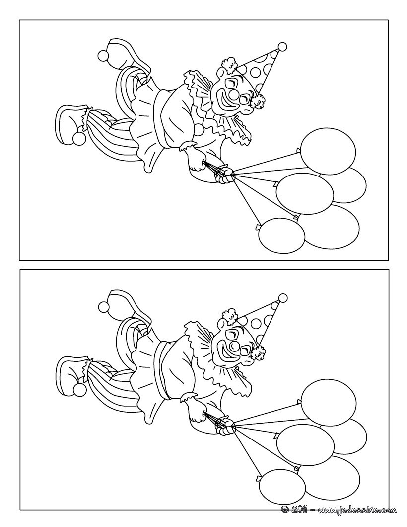 Les différences des clowns
