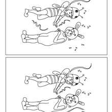 Les différences des enfants de carnaval - Jeux - Jeux des différences en ligne - Jeux des différences de Carnaval