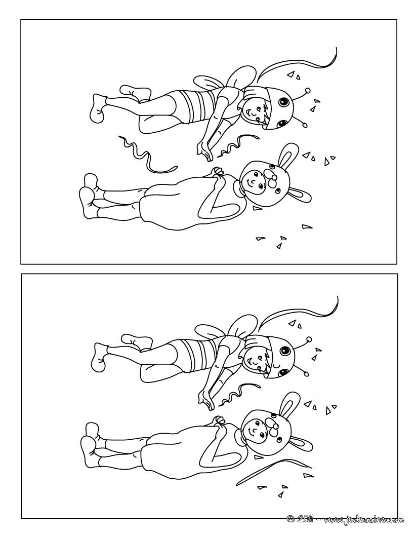 Les différences des enfants de carnaval