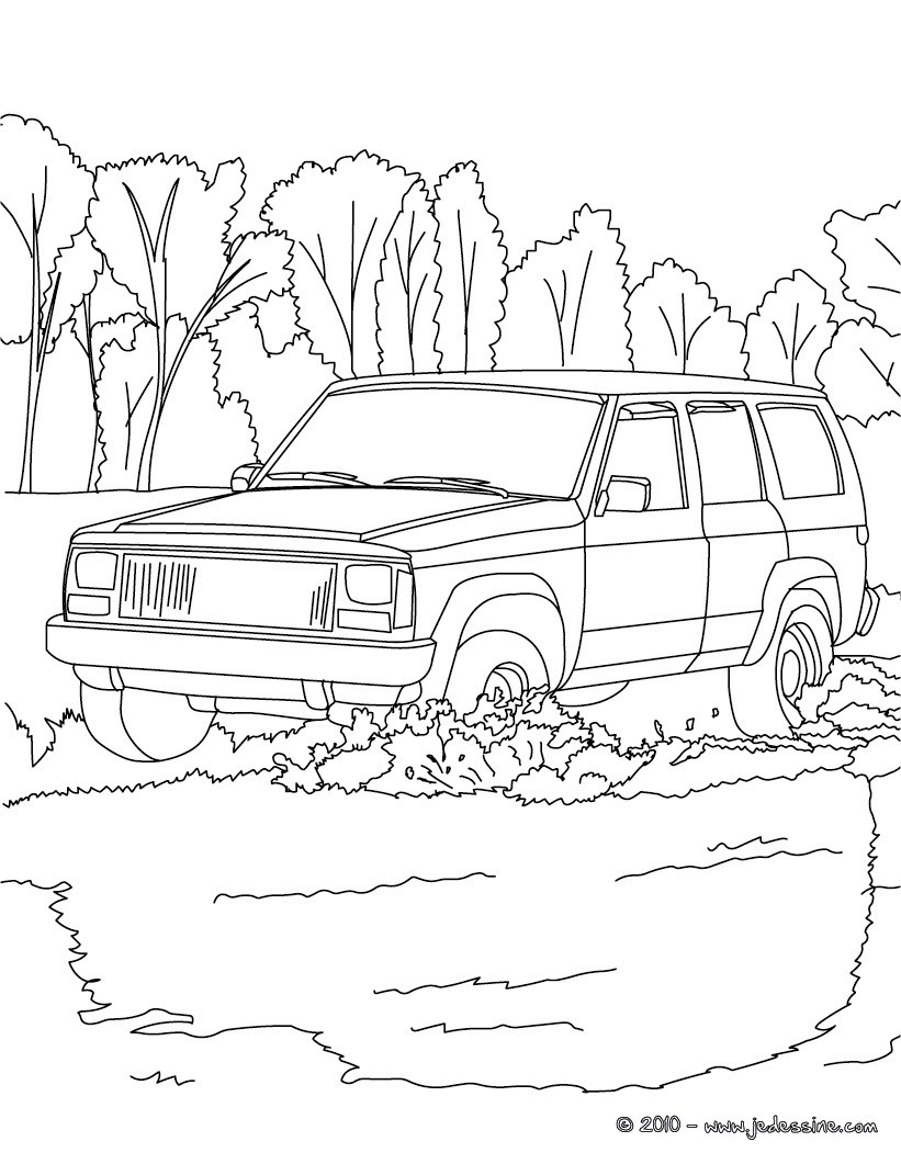 Pick up dans l'eau à colorier
